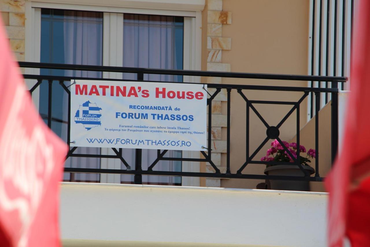 Matina'S Apartments Prínos Exteriör bild